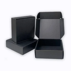 Black Corrugated Boxes