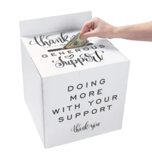 Cardboard Donation Box
