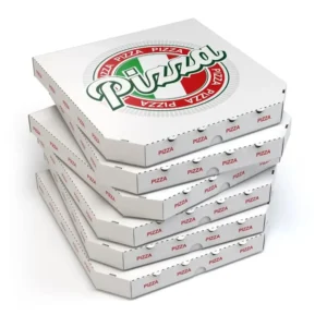 Custom White Pizza Boxes